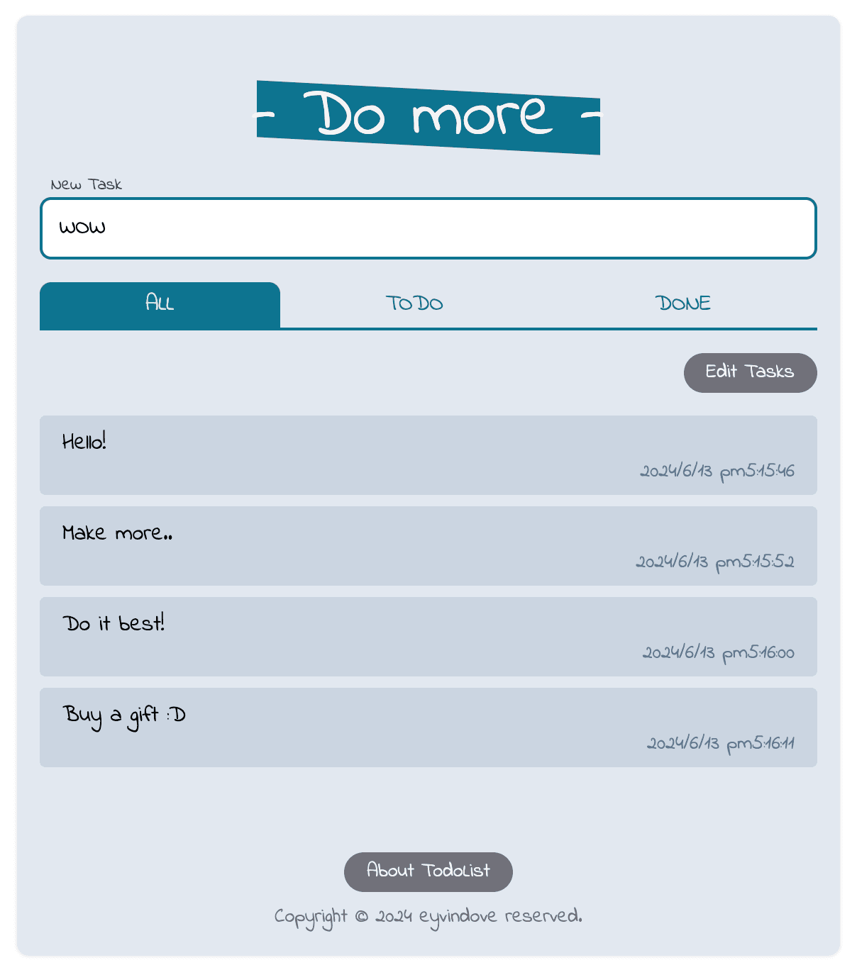 Vue3 Todo List image